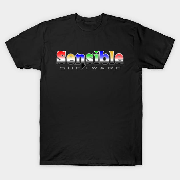 Retro Computer Games Sensible Software T-Shirt by Meta Cortex